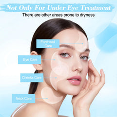 JULYBRO patches on eye area show smooth texture