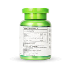 Product bottle and packaging view