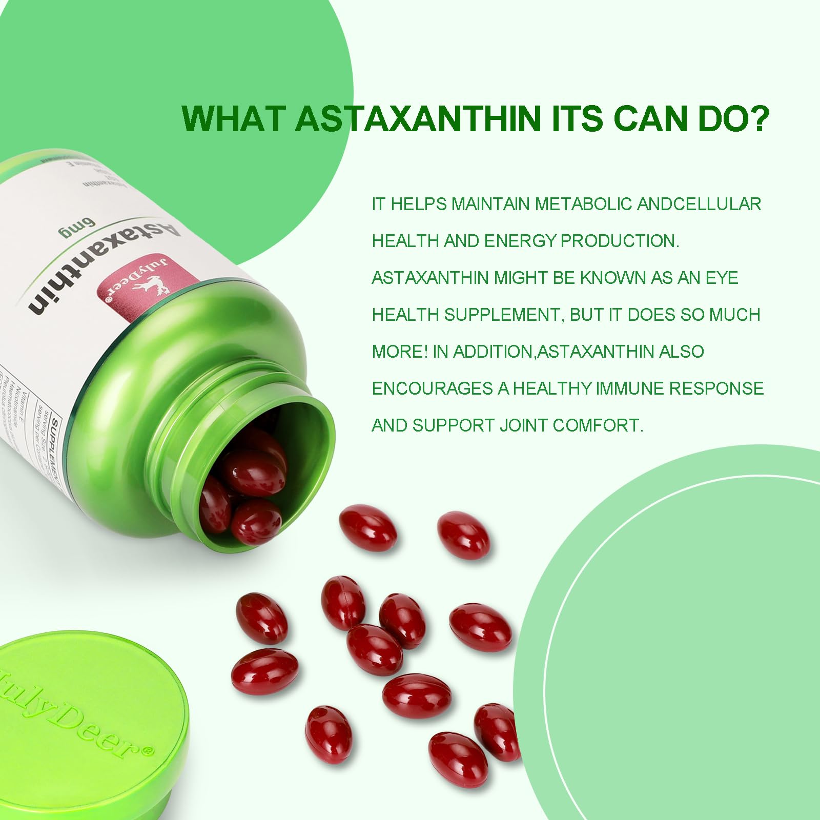 Eye health support with Astaxanthin 6mg