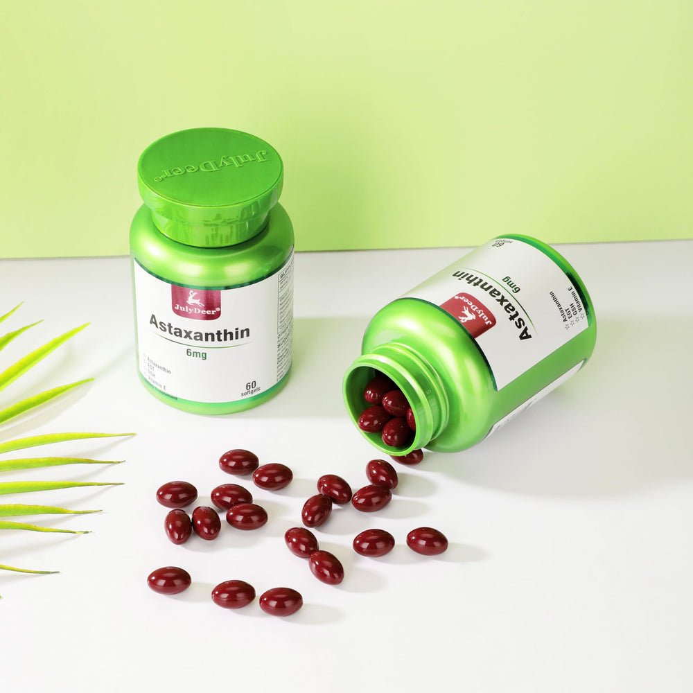 Gut health and sports recovery with Astaxanthin 6mg