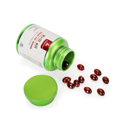 Product bottle with 60 softgels