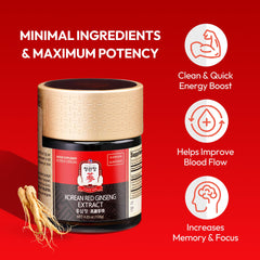 Serving suggestion: 1 teaspoon of red ginseng paste
