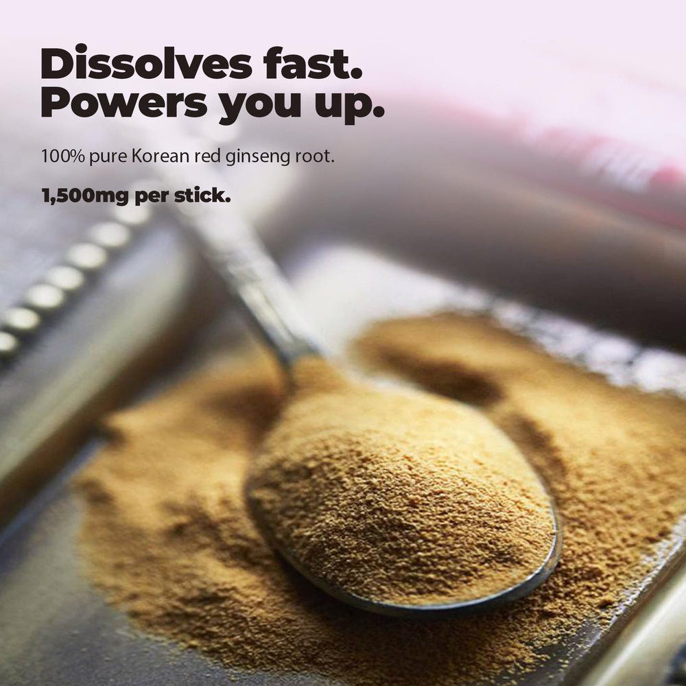 JungKwanJang powder in water image shows fast, convenient intake