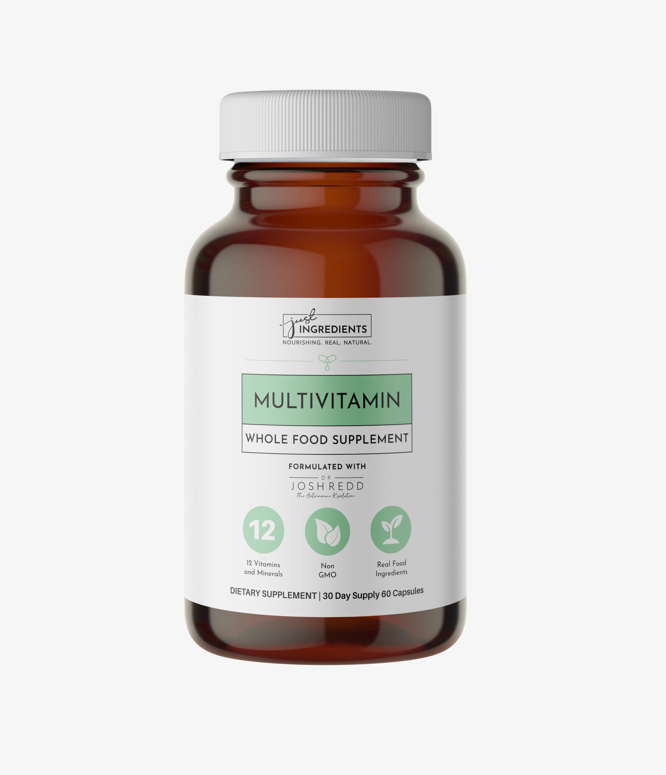 Just Ingredients Multivitamin bottle front label