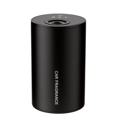 JustBloom essential car waterless diffuser front view showcases compact, on-the-go fragrance for drives.