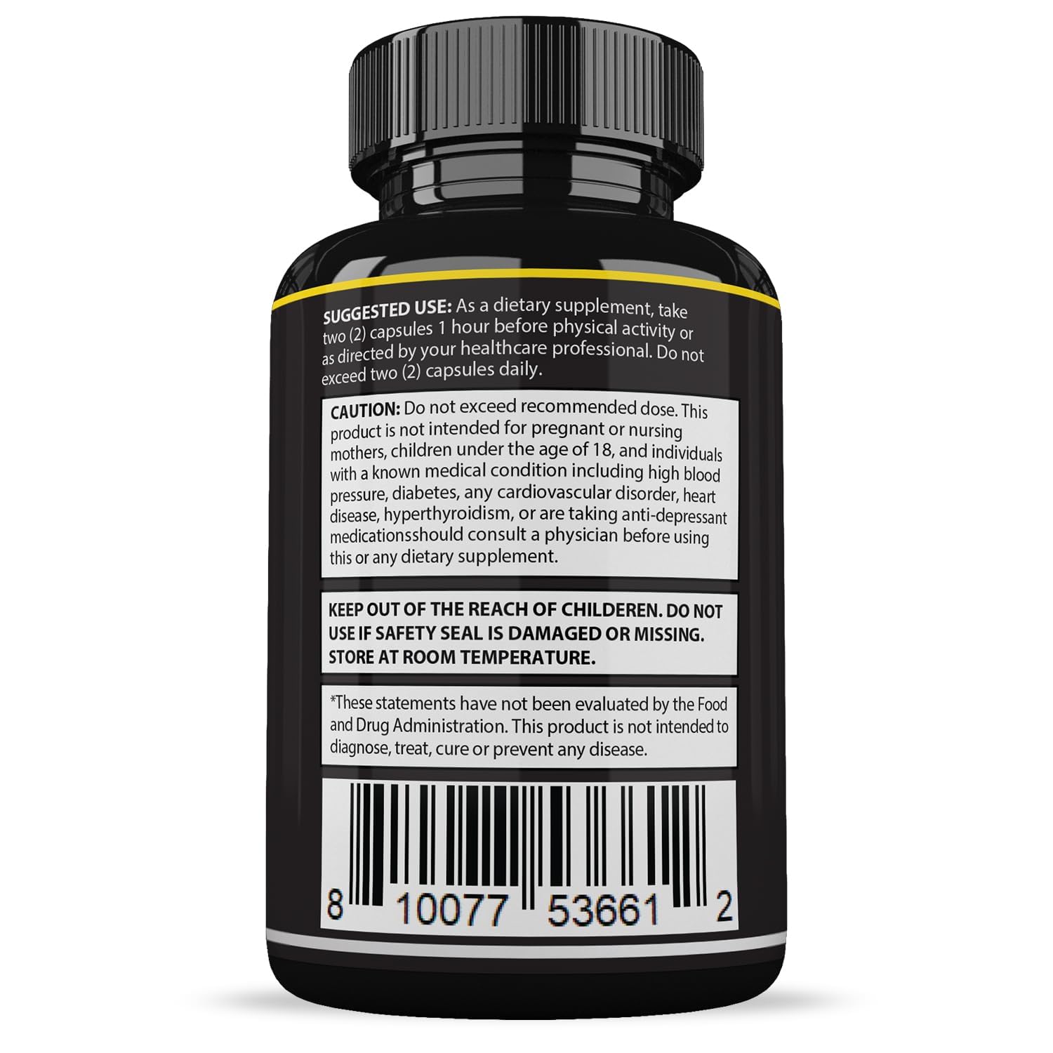 Recommended dosage for Maasalong on packaging