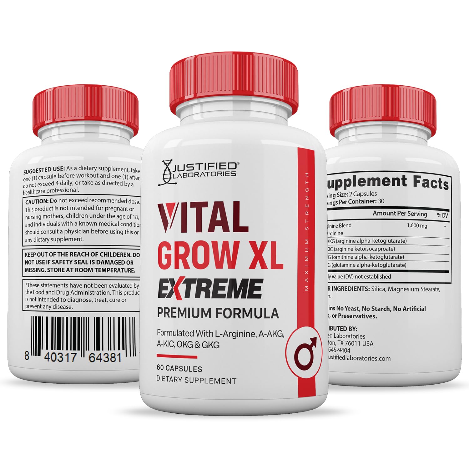 Action shot of a healthy man with Vital Grow XL Extreme lifestyle product