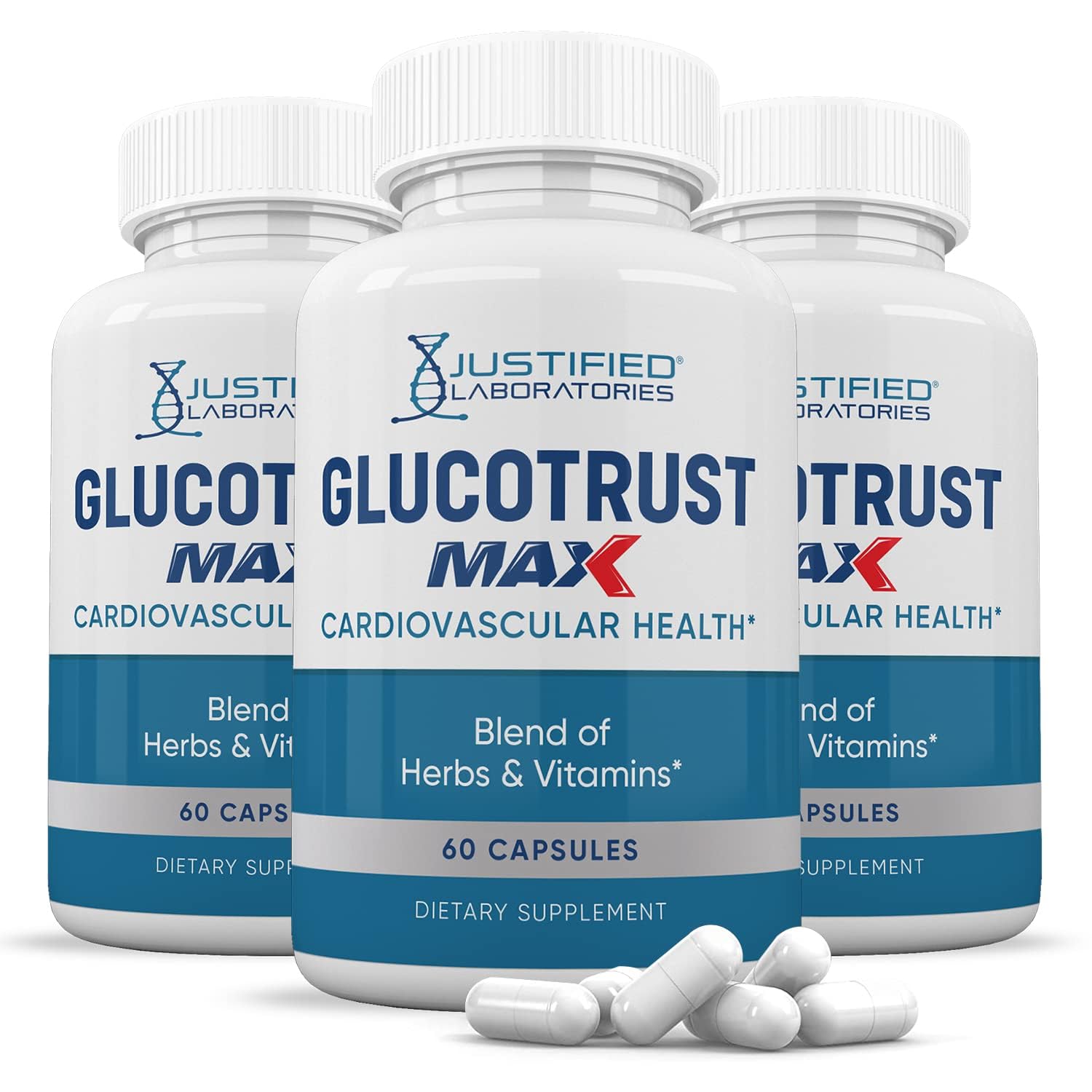 Justified Laboratories Glucotrust Max 1295MG 3-Pack product image 1
