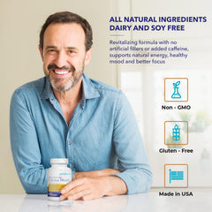Juvenon Cellular Health ingredient list close-up featuring biotin and amino acids
