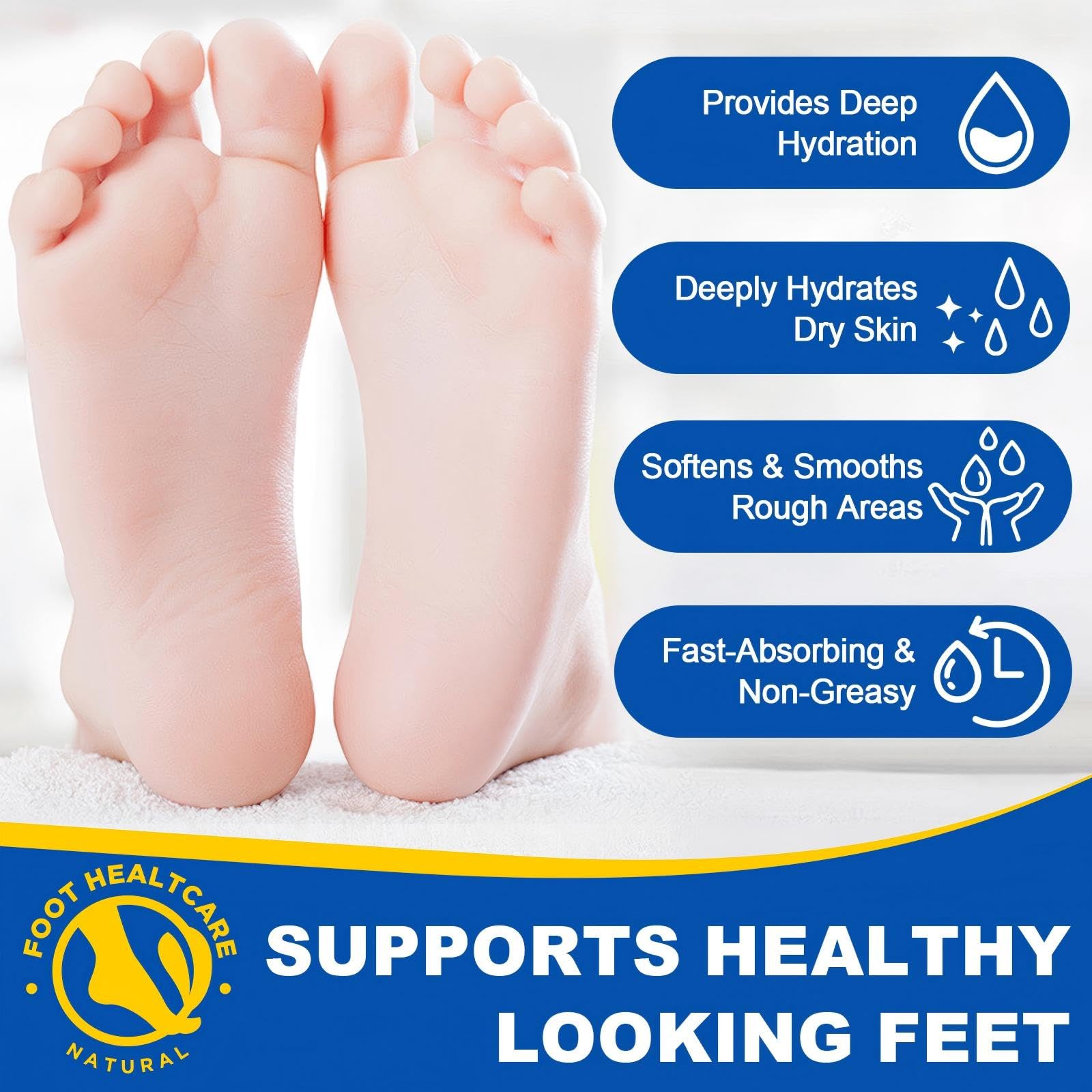 JWBVCTCR foot cream stick with 2 percent salicylic acid for gentle exfoliation.