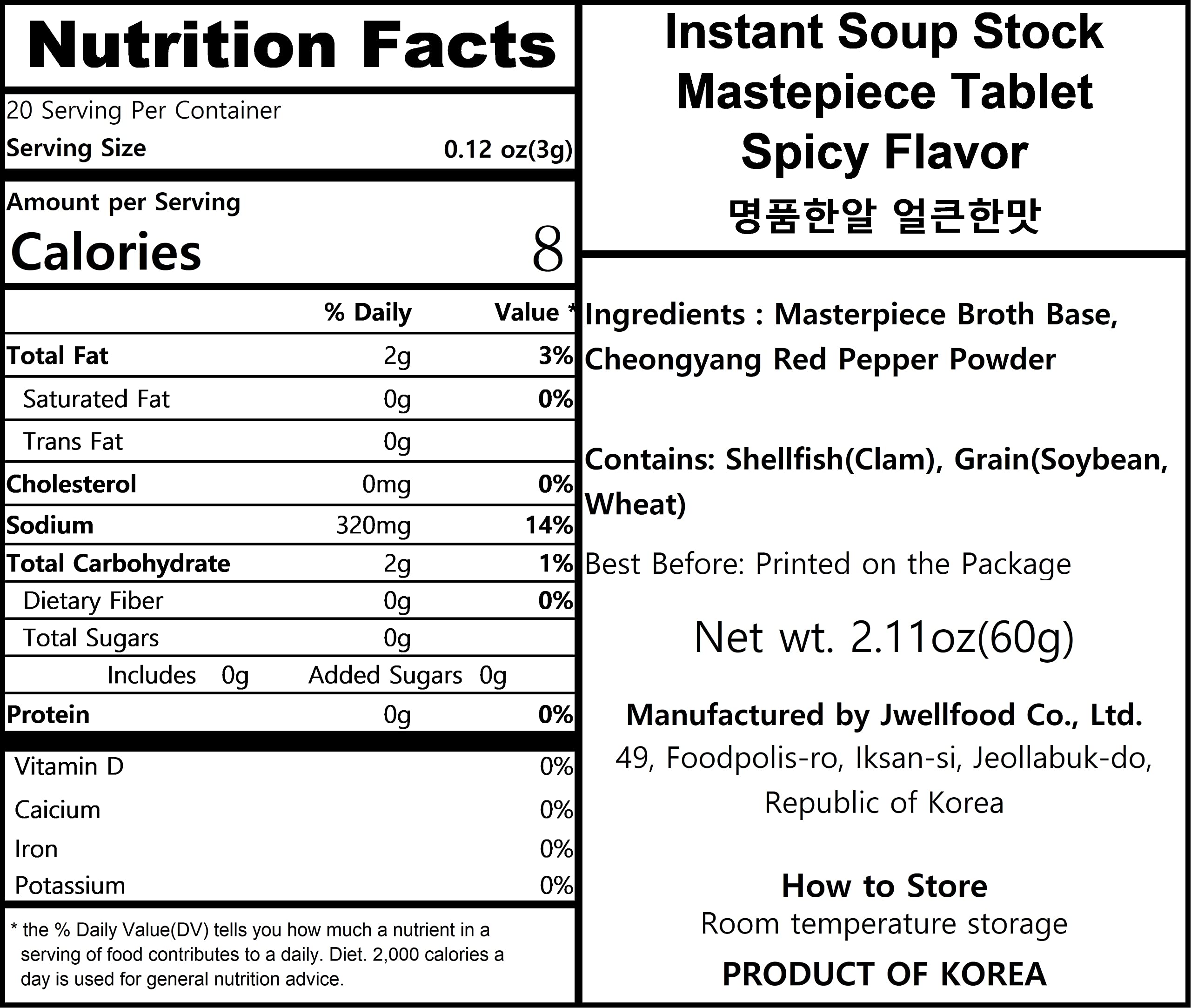 Close-up of spicy flavor tablet texture