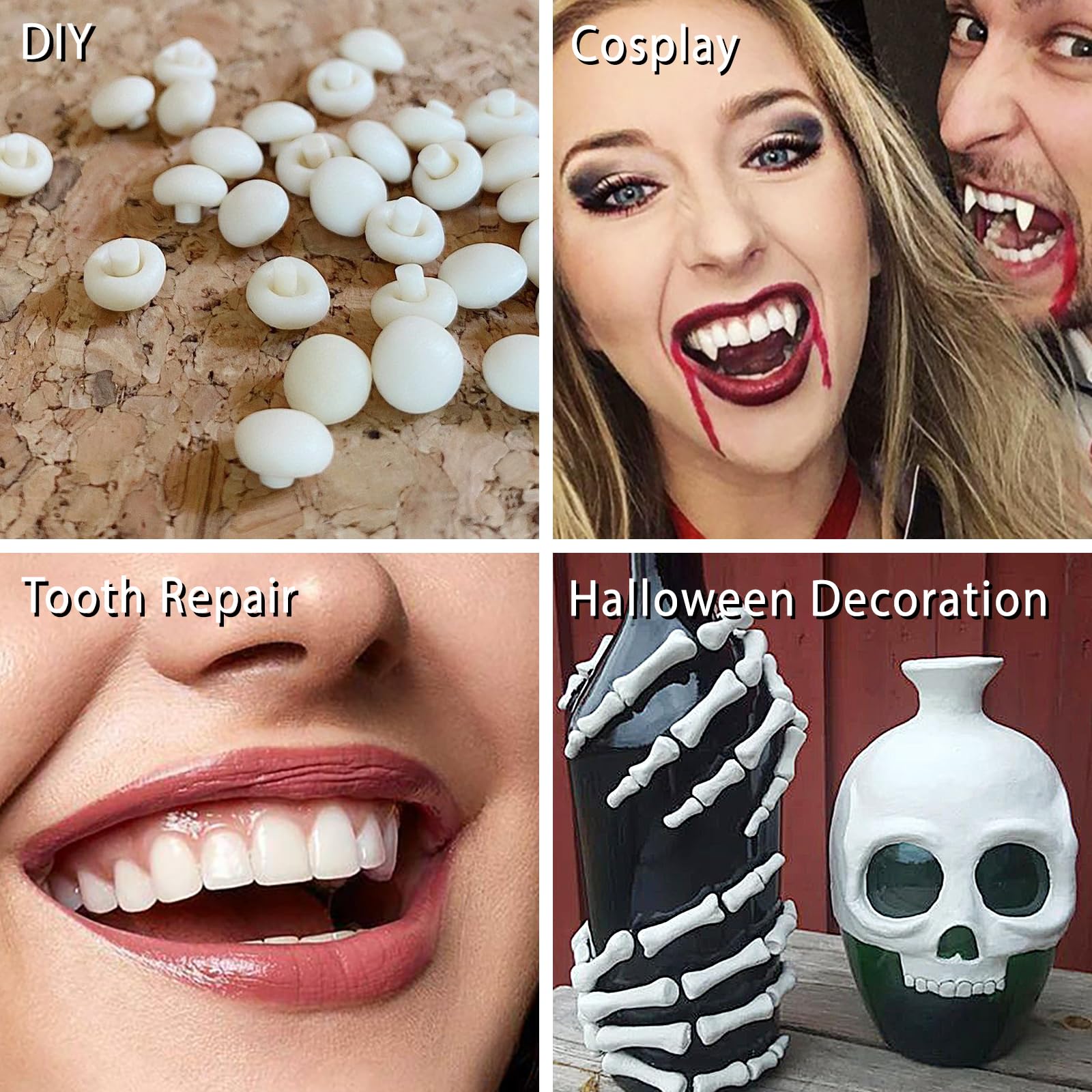 Molded tooth cooling at room temperature