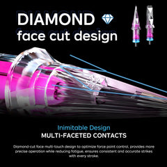 JZsmpmu premium 316 stainless steel tattoo needles in mixed RL sizes.
