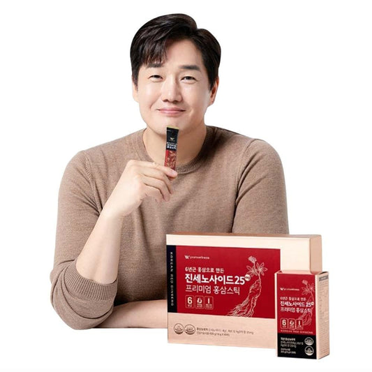 Front packaging of K-Herb Premium Korean Red Ginseng Sticks