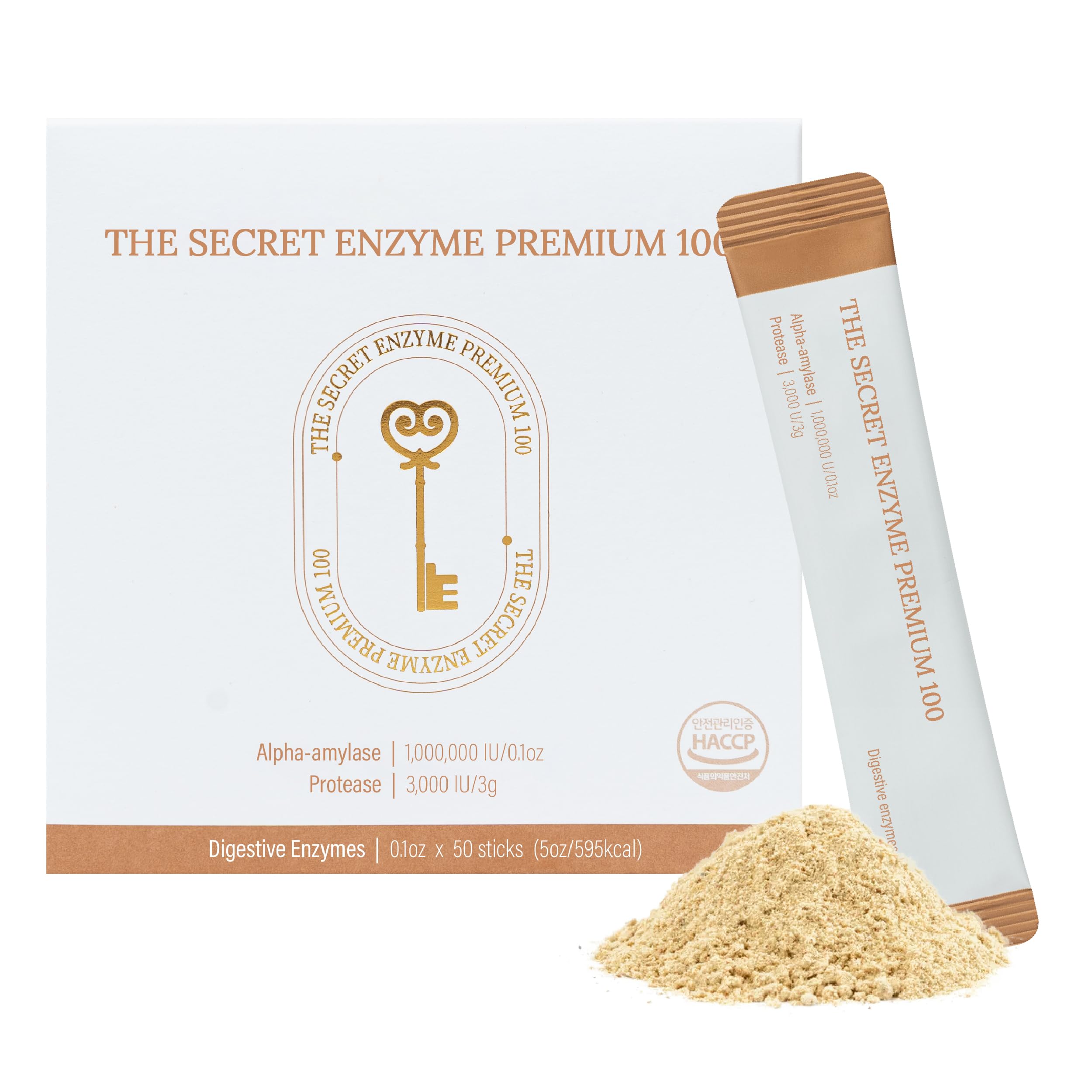 Front view of K-Nutra The Secret Enzyme 100 product