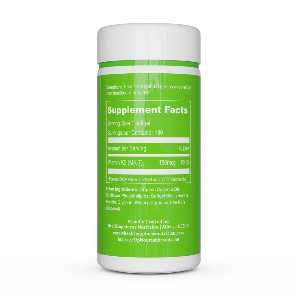 Vitamin K2 MK7 supporting cognitive health