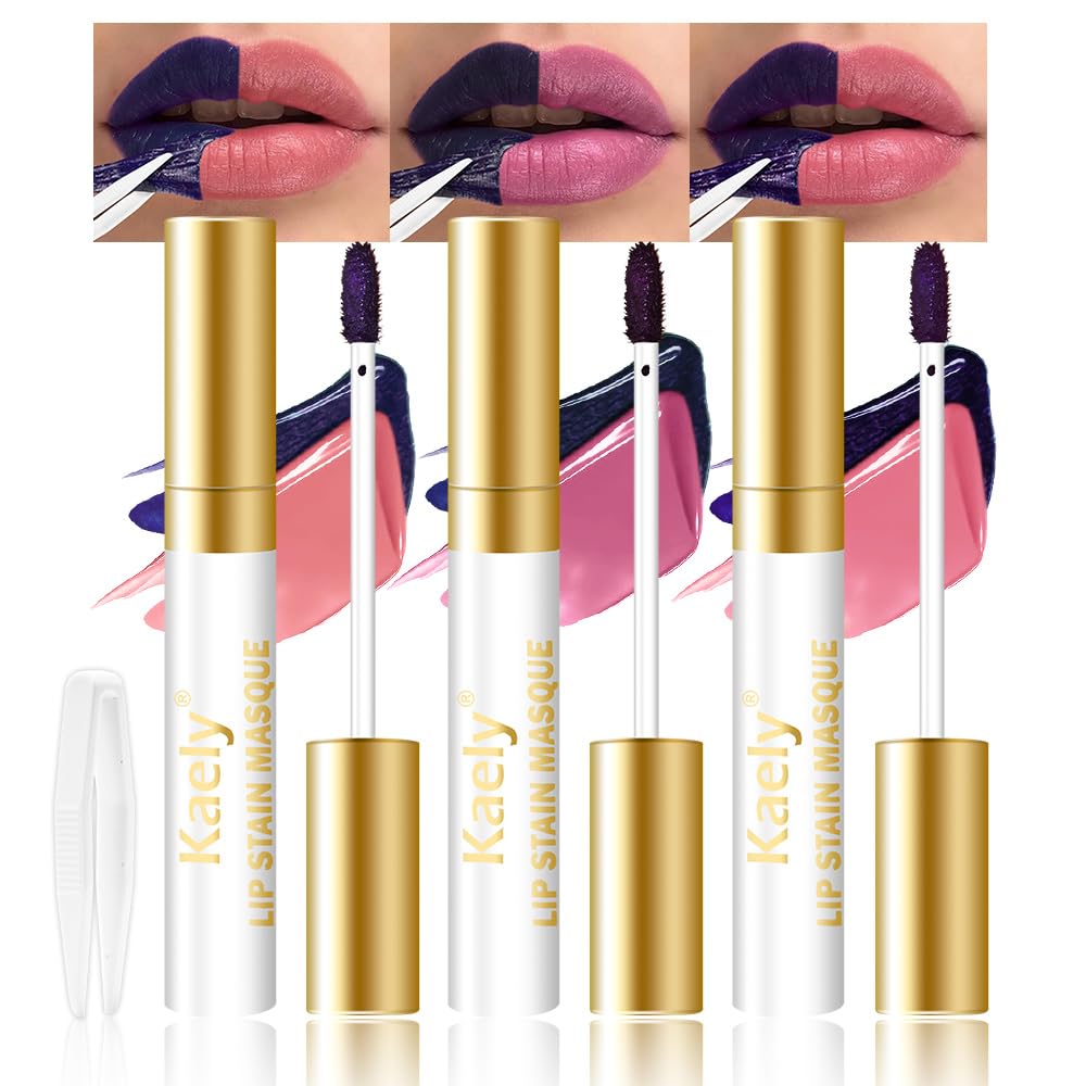 Kaely Lip Stain Peel-Off Masque application with smooth, even color