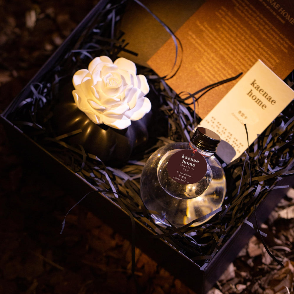 KAENAE Home 250ml oil bottle shown clearly, ideal for long-lasting room fragrance.