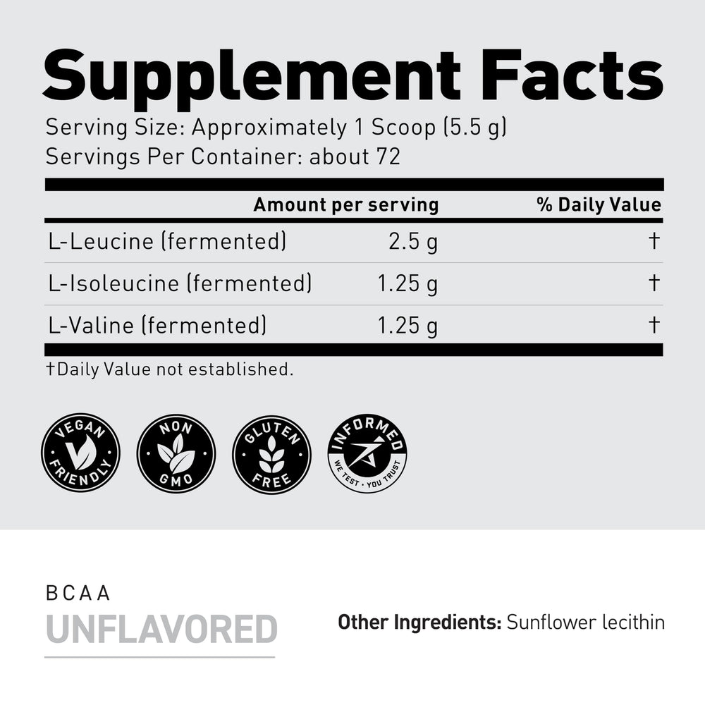 72-serving container of Kaged BCAAs