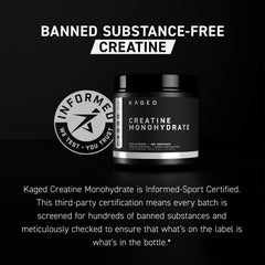 Creatine powder dissolves easily in water