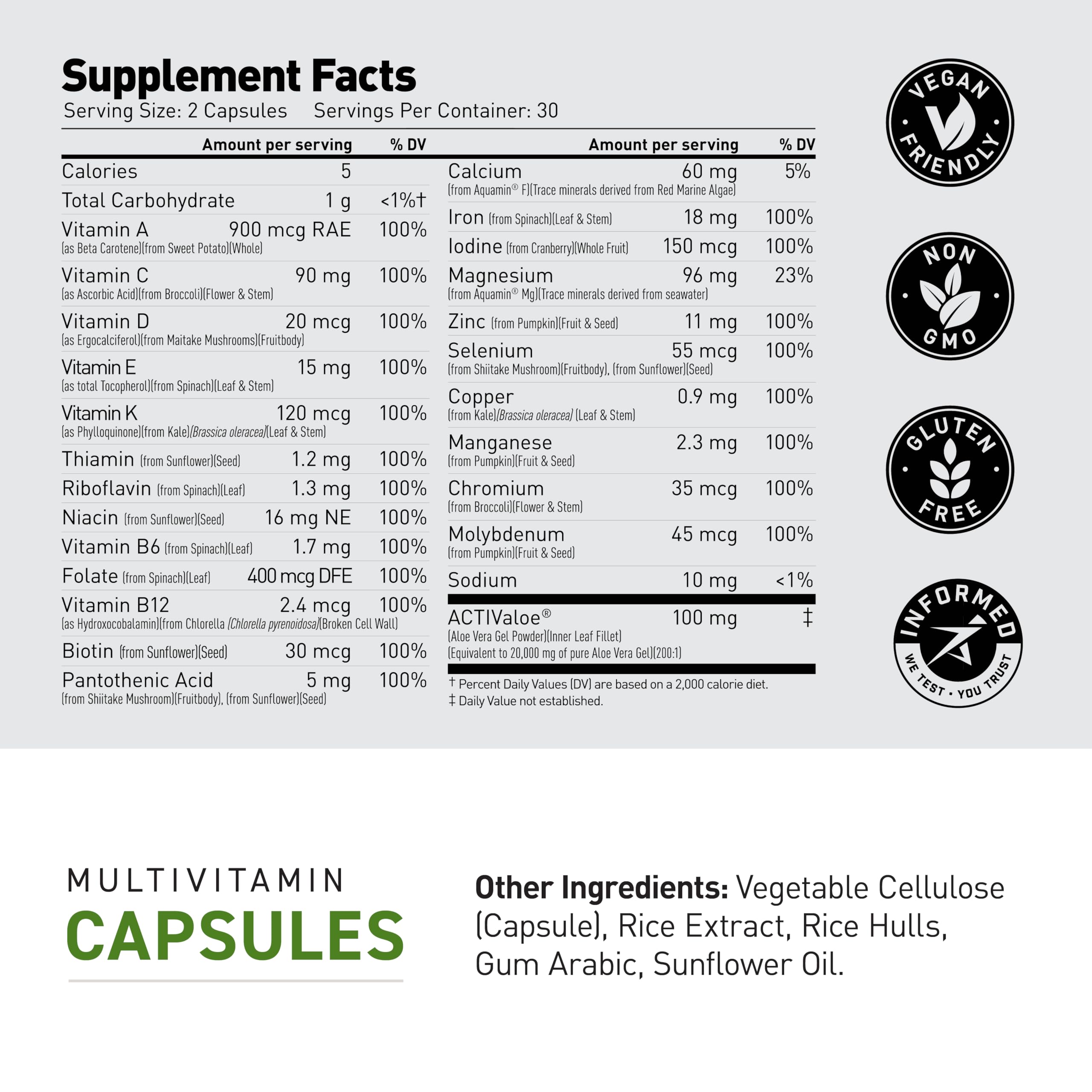 Unisex formula suitable for men and women