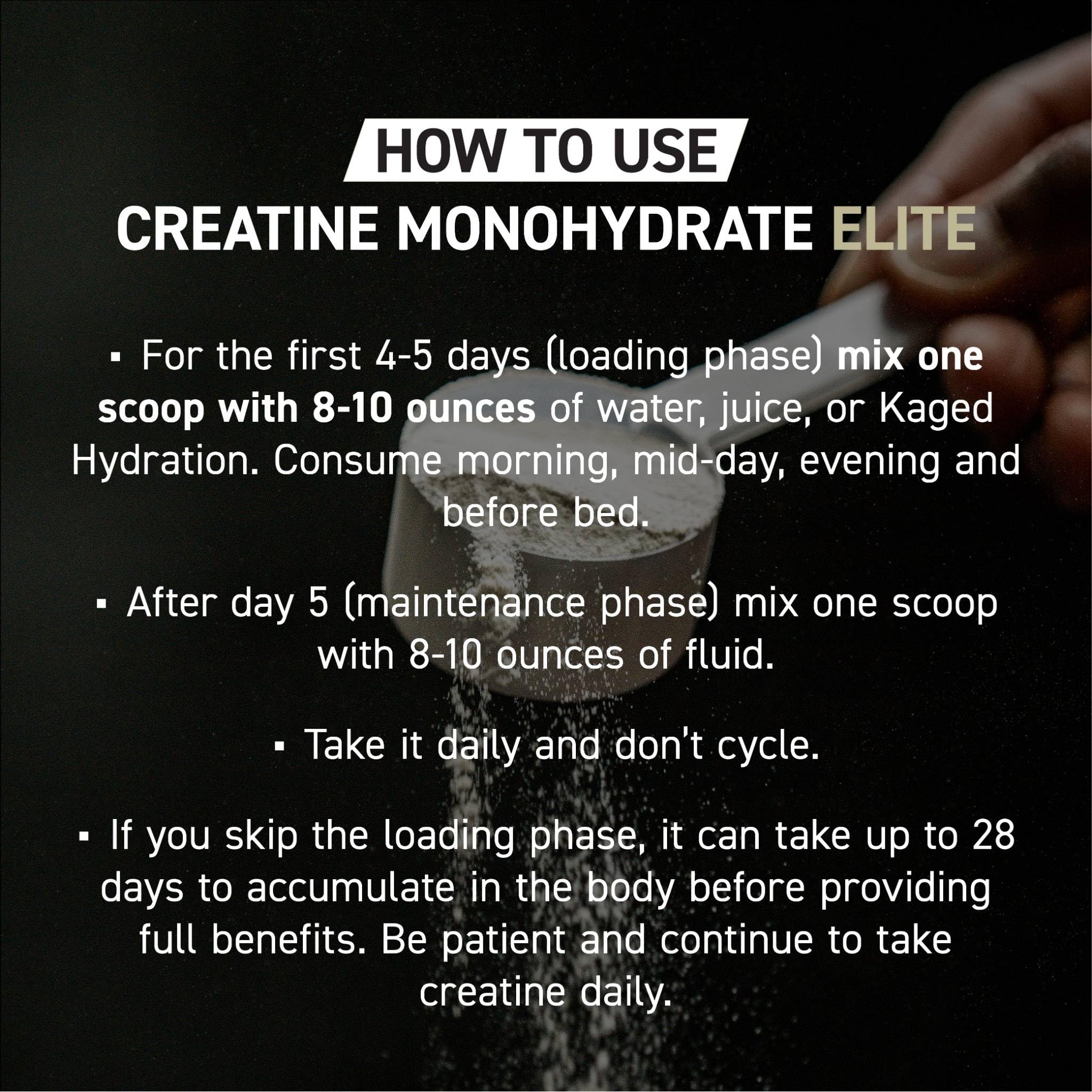Kaged Creatine Elite stack with supplements