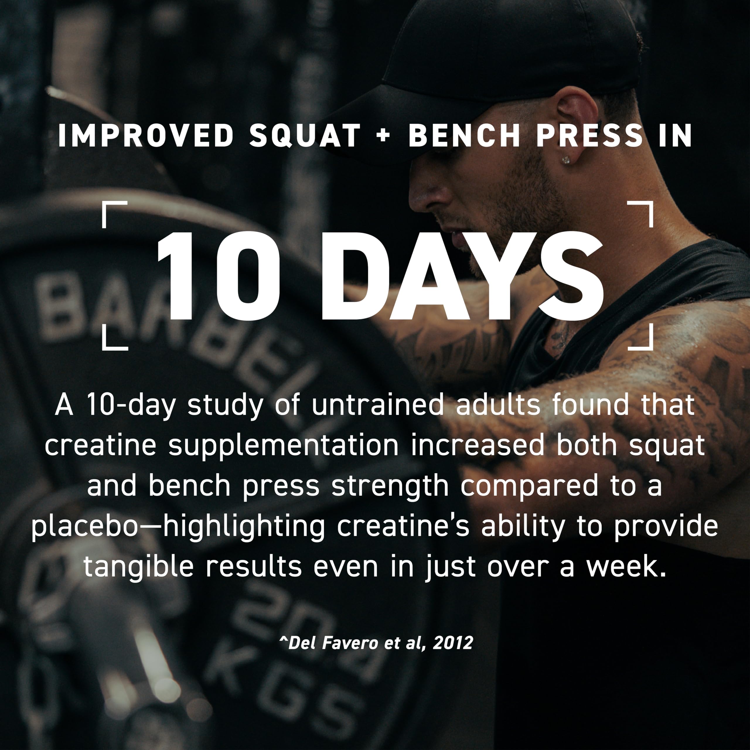 Athlete using Creatine Elite during a workout