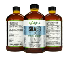 Glass bottle packaging with label and cap