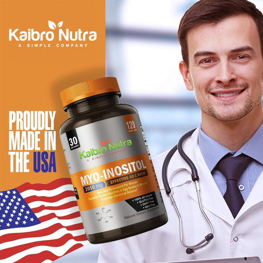 Myo-Inositol and D-Chiro Inositol 40:1 ratio graphic