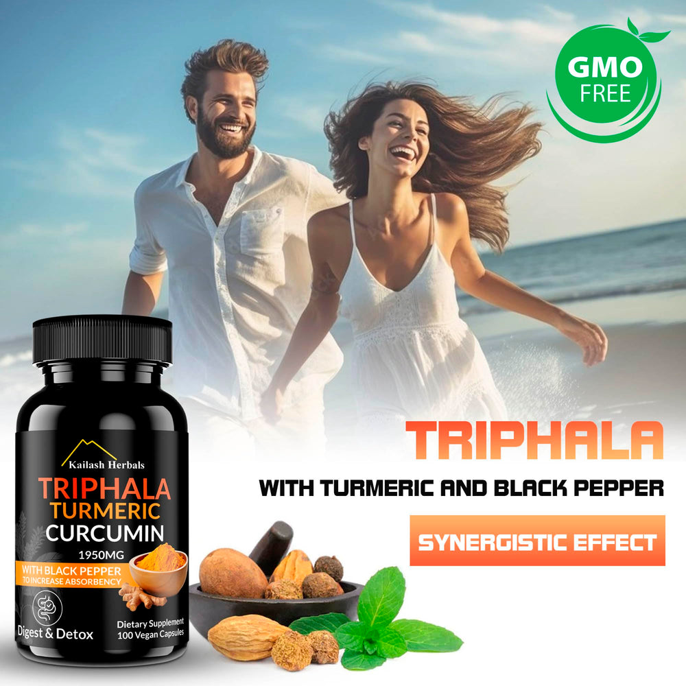 Black Pepper accent with Triphala and Turmeric Curcumin