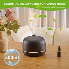 Diffuser timer options (1h, 3h, 6h, always on) displayed on Kakoda diffuser
