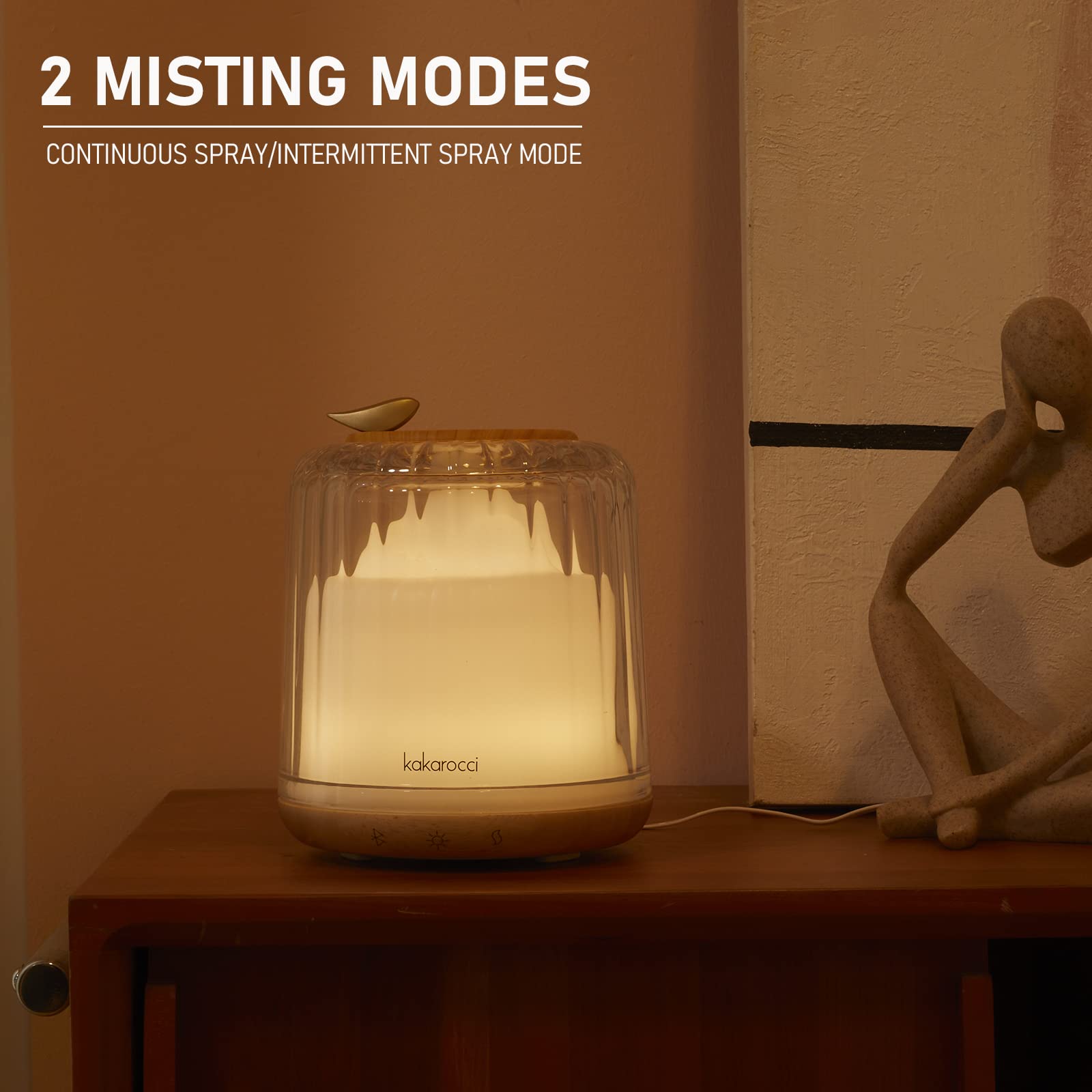 Ultra-quiet operation of Kakoda essential oil diffuser