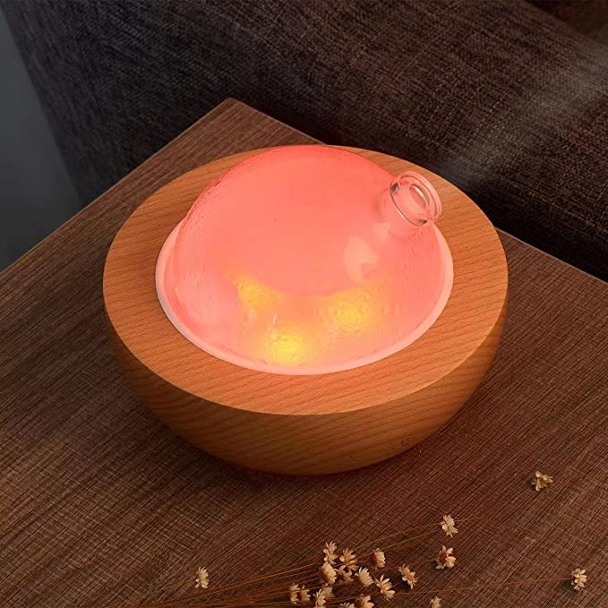 Diffuser displaying seven LED color options.