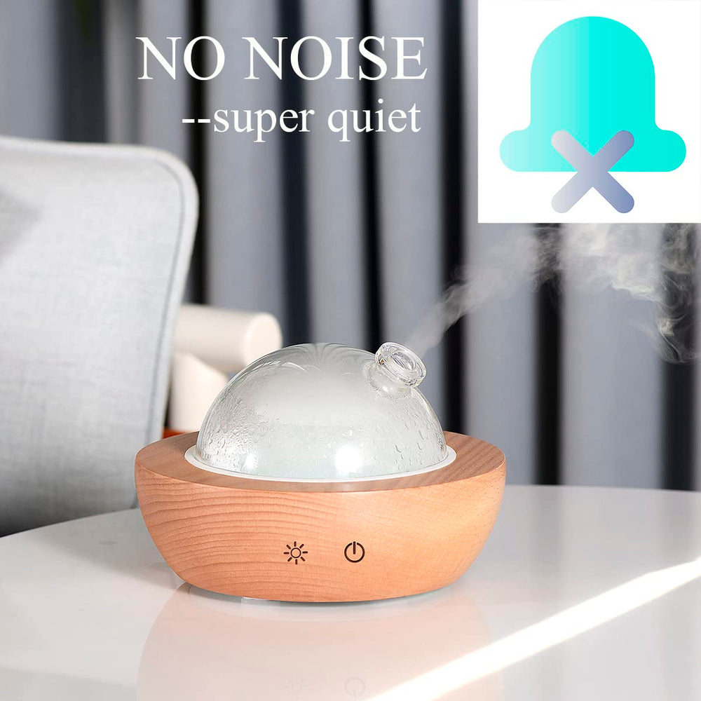 Ultra-quiet diffuser operating softly in the background.