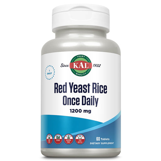 KAL Red Yeast Rice 1200 mg bottle front view