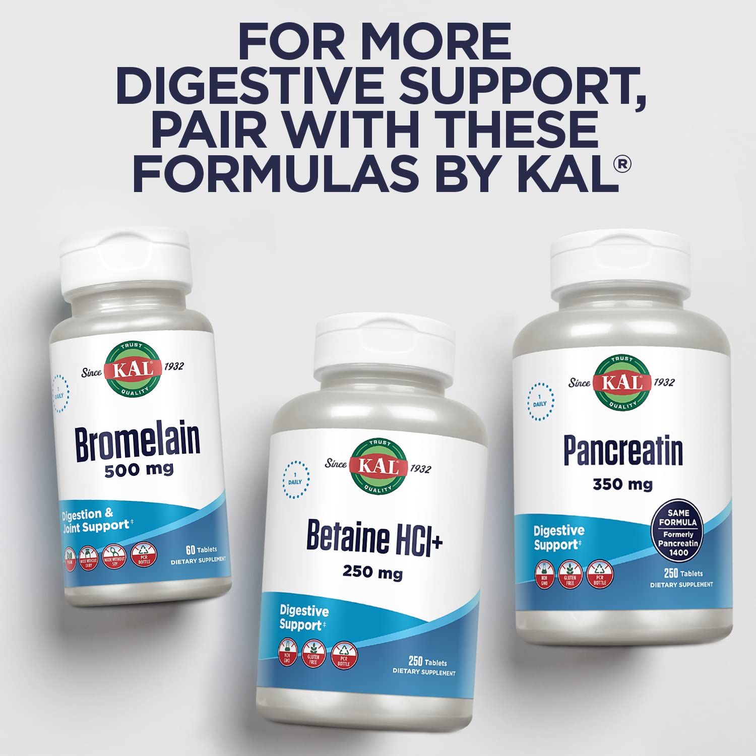Eco-friendly PCR bottle packaging for probiotic supplement