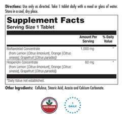 KAL Bioflavonoid 1000mg capsules and bottle