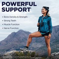 Serving size of 2 tablets and 500 mg calcium information