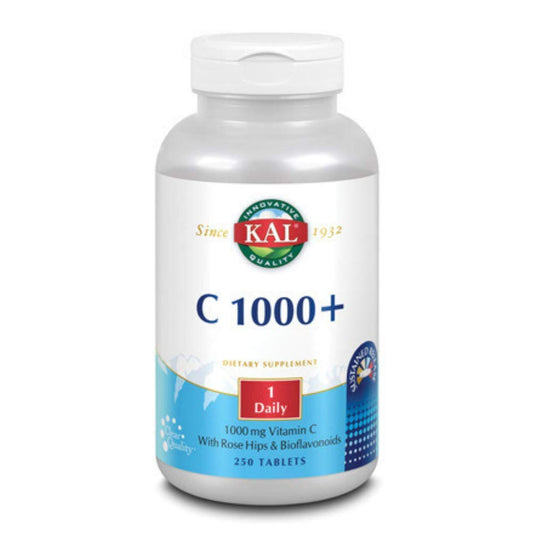 KAL C-1000 Plus 250 Tabs Vitamin C supplement bottle