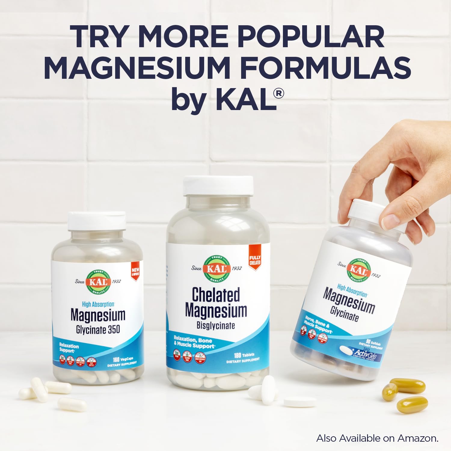 Gluten-free, lab-tested quality seal for KAL Cal-Citrate+