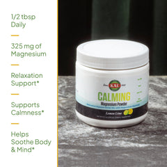 Lemon Lime flavored magnesium powder packaging