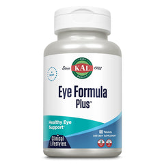 KAL Eye Formula Plus bottle label with 60 tablets
