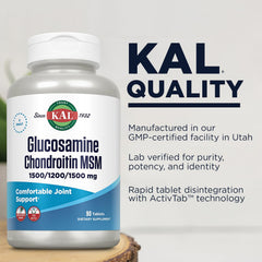 MSM tablet with Vitamin C note