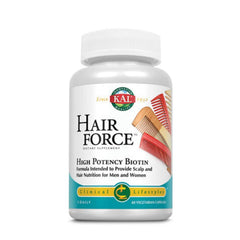KAL Hair Force Veg Cap Bottle Plastic 60ct
