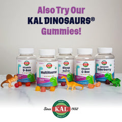 Close-up of dinosaur-shaped tablets designed for children