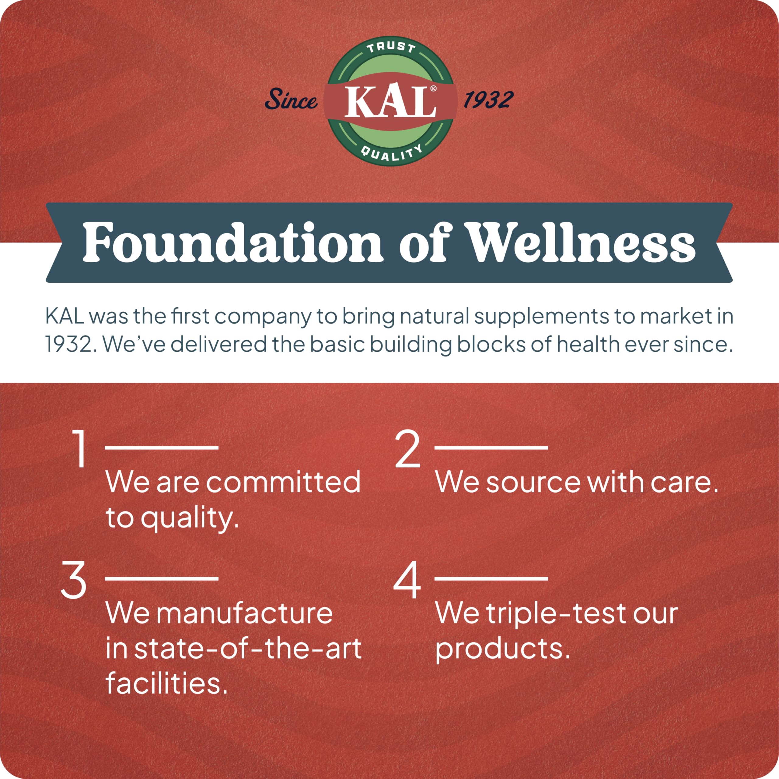 GMP-certified manufacturing facility for KAL supplements