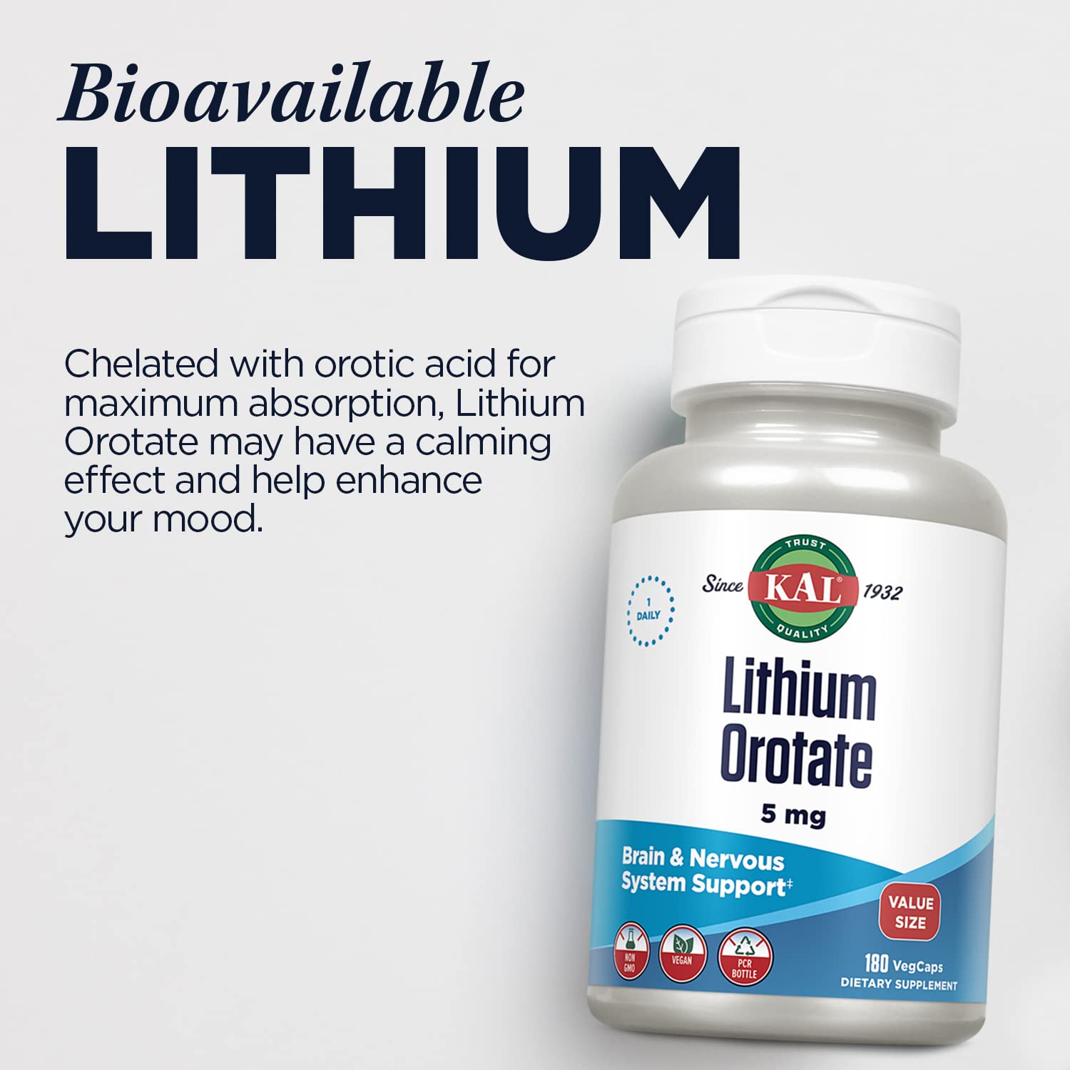 Bottle packaging made from PCR plastic