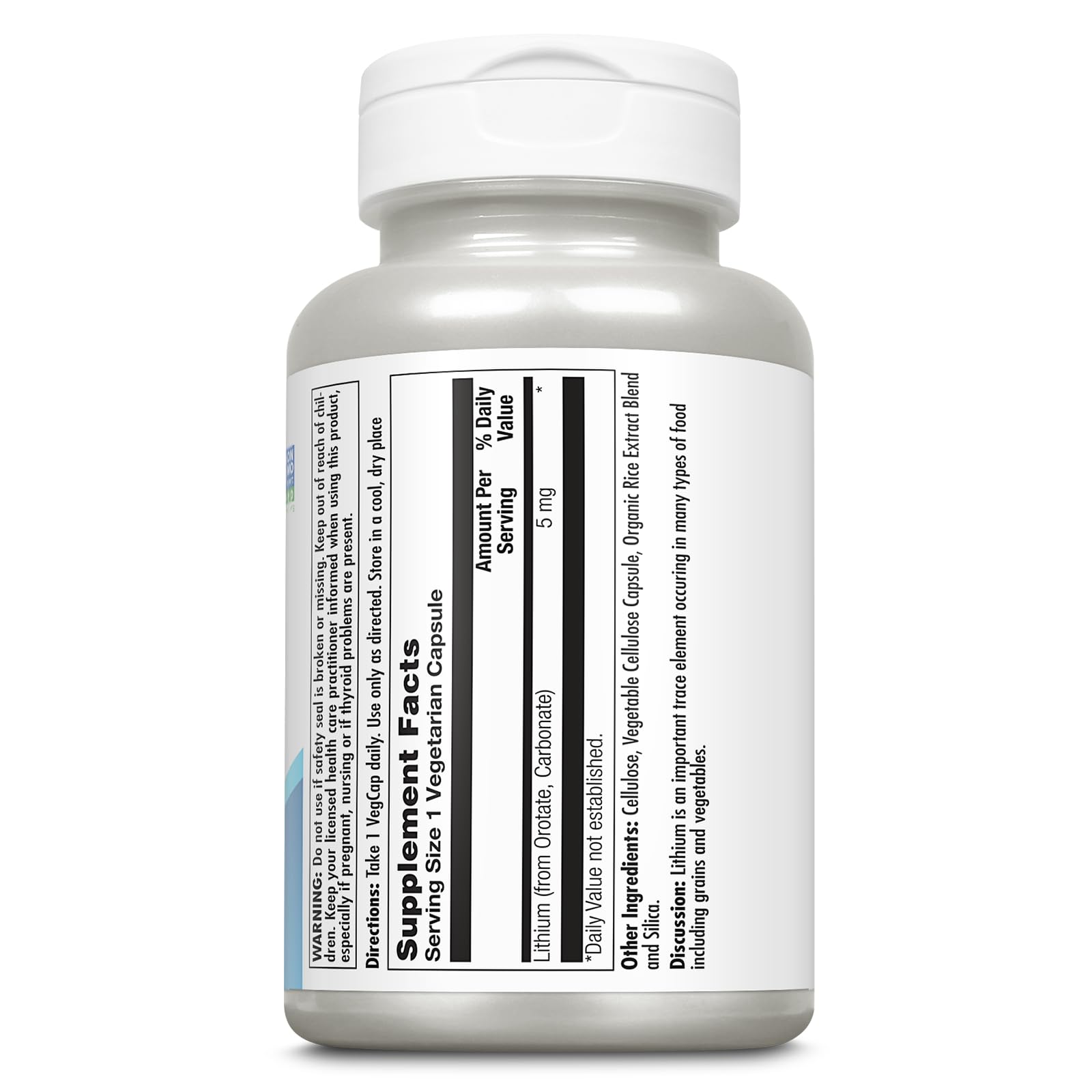 Single VegCap serving size 5 mg