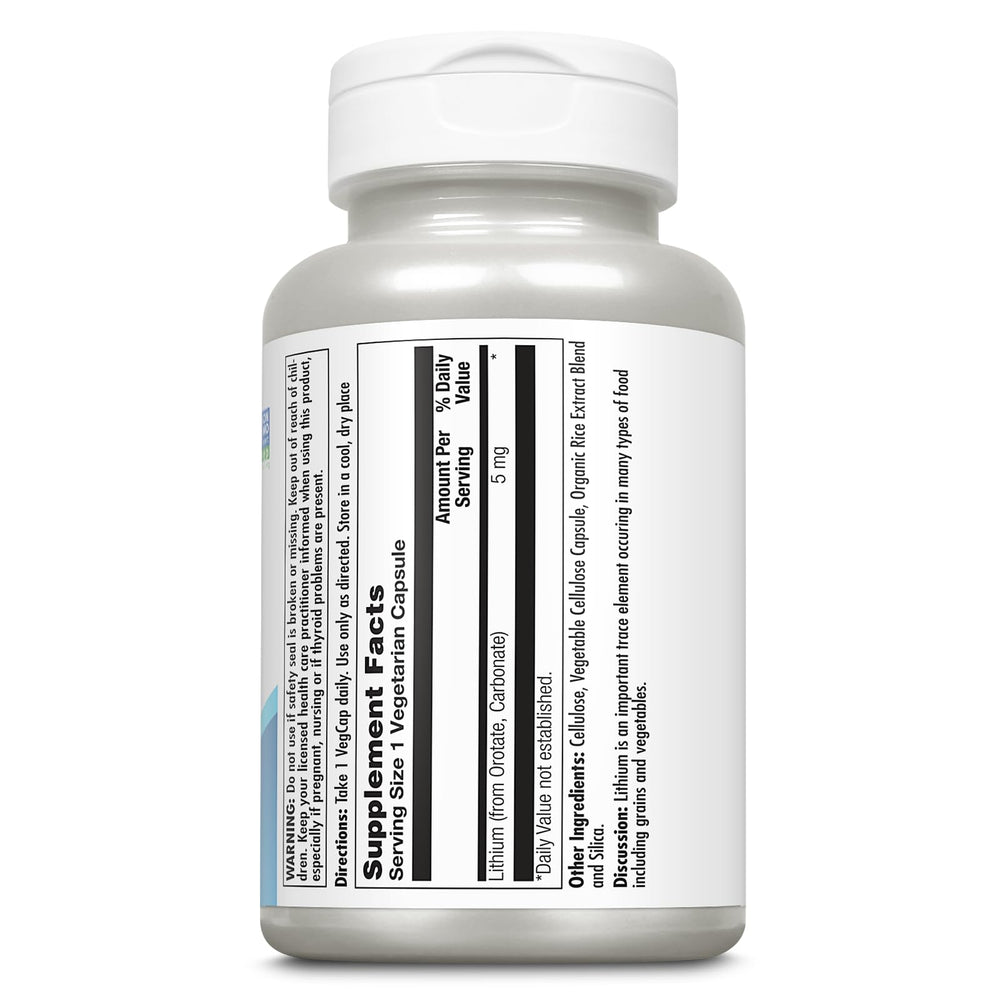 Single VegCap serving size 5 mg