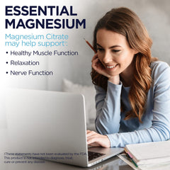 Product label for KAL Magnesium Citrate 400mg